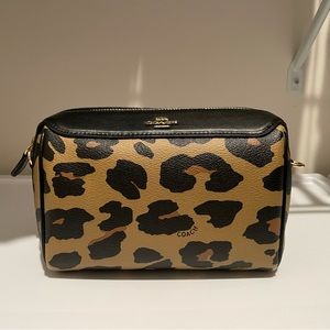 Coach leopard print bag